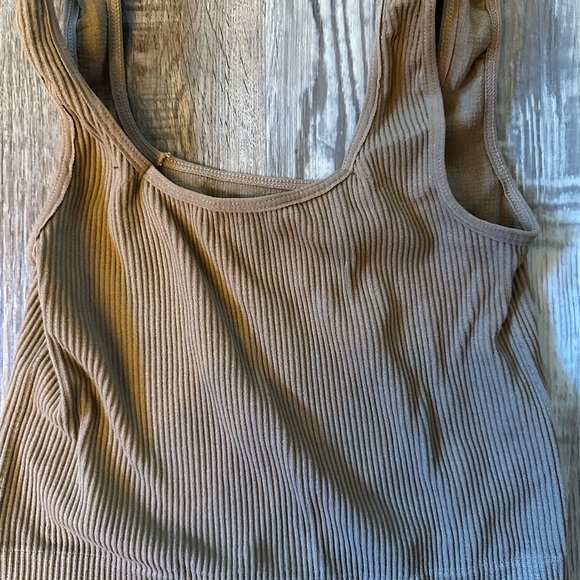 Small Rue21 Ribbed Brown Tank Top - Picture 3 of 3